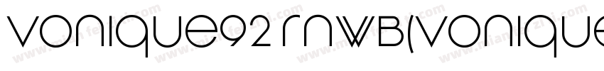 Vonique92 rnWB(Vonique92)字体转换